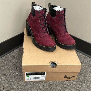 Dr. Martens Persephone Wine Soft Buck 22756618